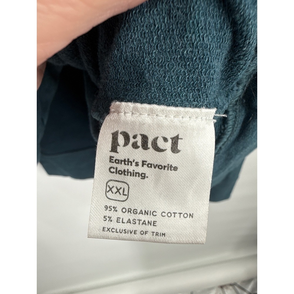 Pact Organix Cotton Pullover Womens 2XL 1/4 zip Gorpcore Natural Sustainable - Picture 6 of 10